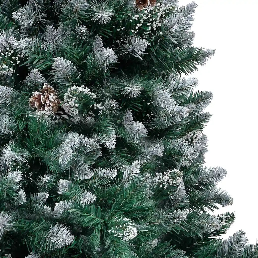 Albero di Natale artificiale con 150 LED Verde 150 cm 3396256