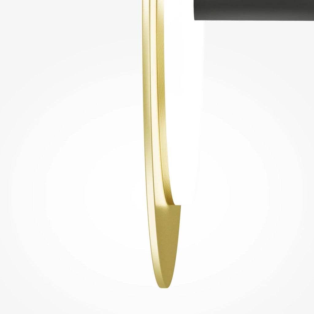 Maytoni Lampada da Binario Moderna Exility Relax 1 luce LED integrato nero alluminio