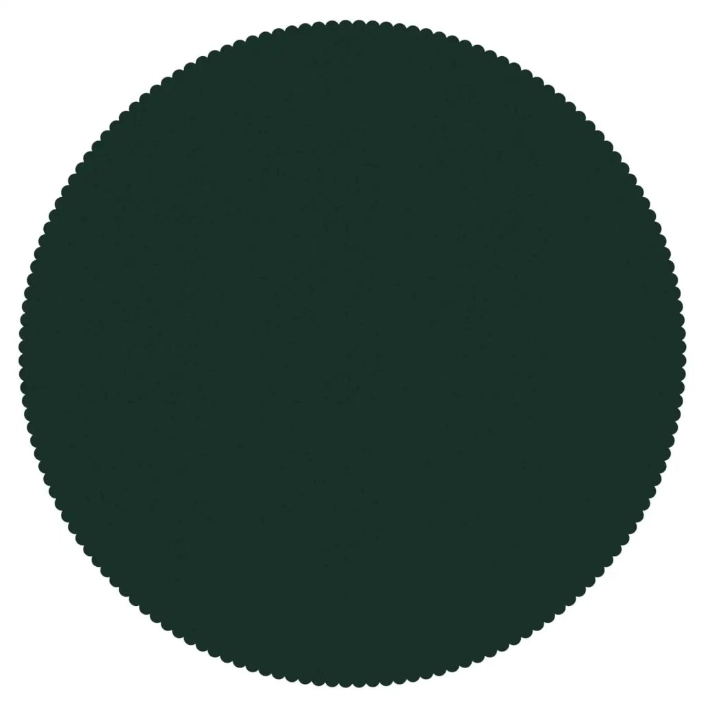 Tovaglia da Tavolo 5 pz Rotondo Verde Scuro Ø 180 cm 42040501
