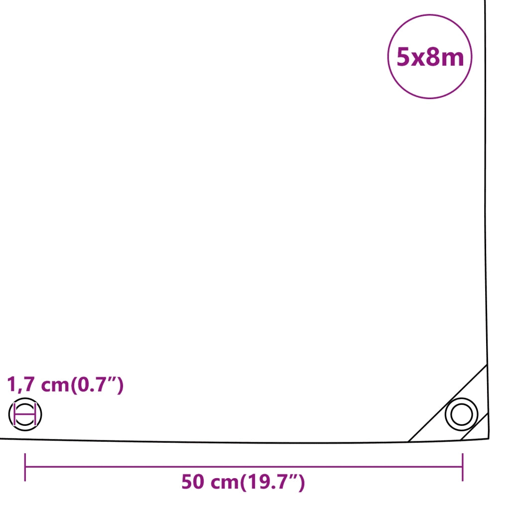 Telone Blu 5x8 m 650 g/m2