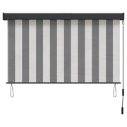 Tenda a rullo | Tenda avvolgibile Antracite e Bianco 100 x 250 cm