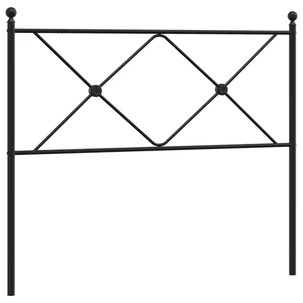 Testiera di Ricambio in Metallo Nero 107 cm 376532