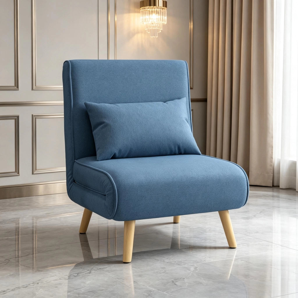 Divano letto pieghevole con schienale regolabile, divano pieghevole moderno, mobile versatile per il soggiorno (solo con 1 divano pieghevole)