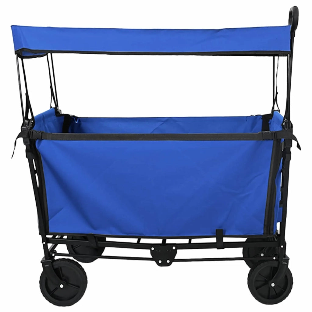 Carrello a Mano Pieghevole Nero 105 x 56,5 x 116 cm 42020663