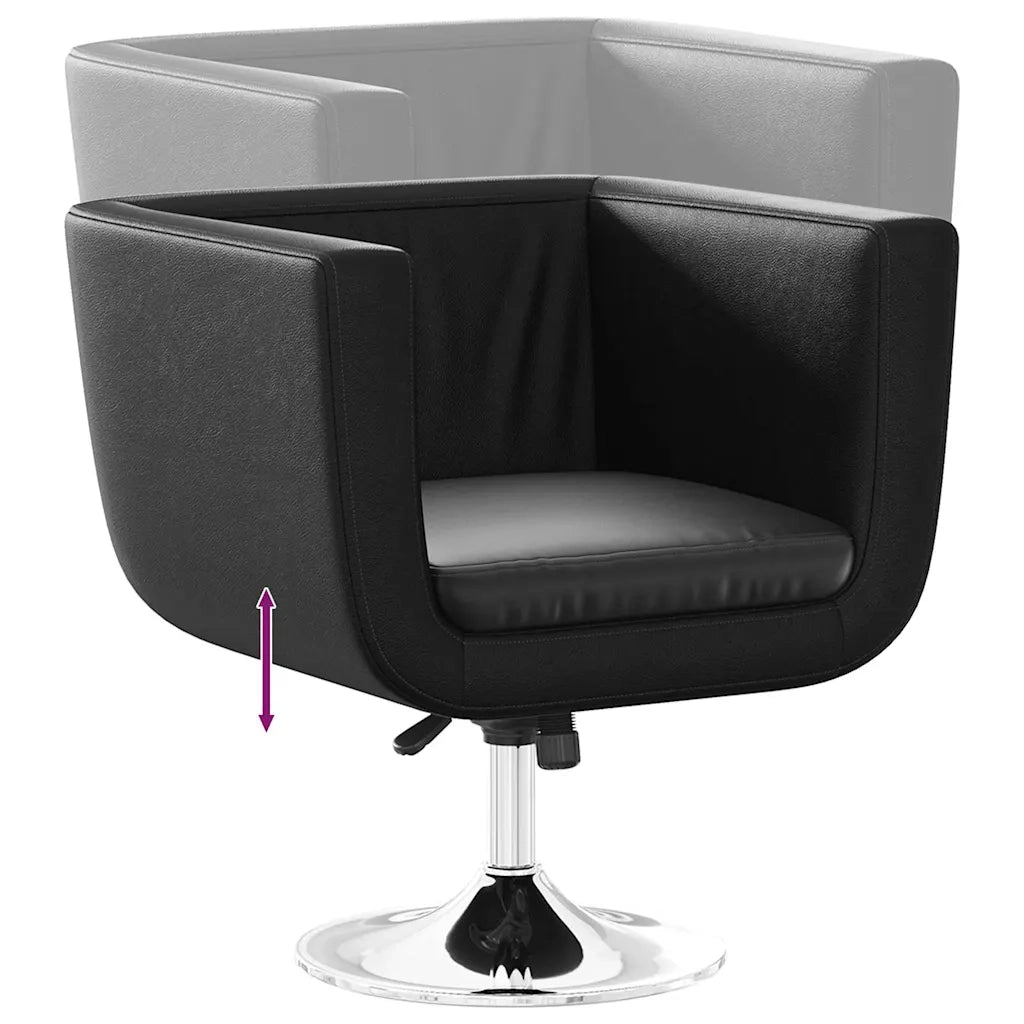 Sedia da Bar Nero in Similpelle 240041