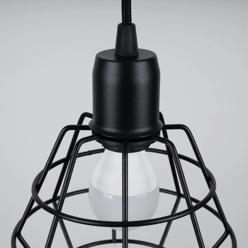 Lampada a sospensione SUBA 3P nero