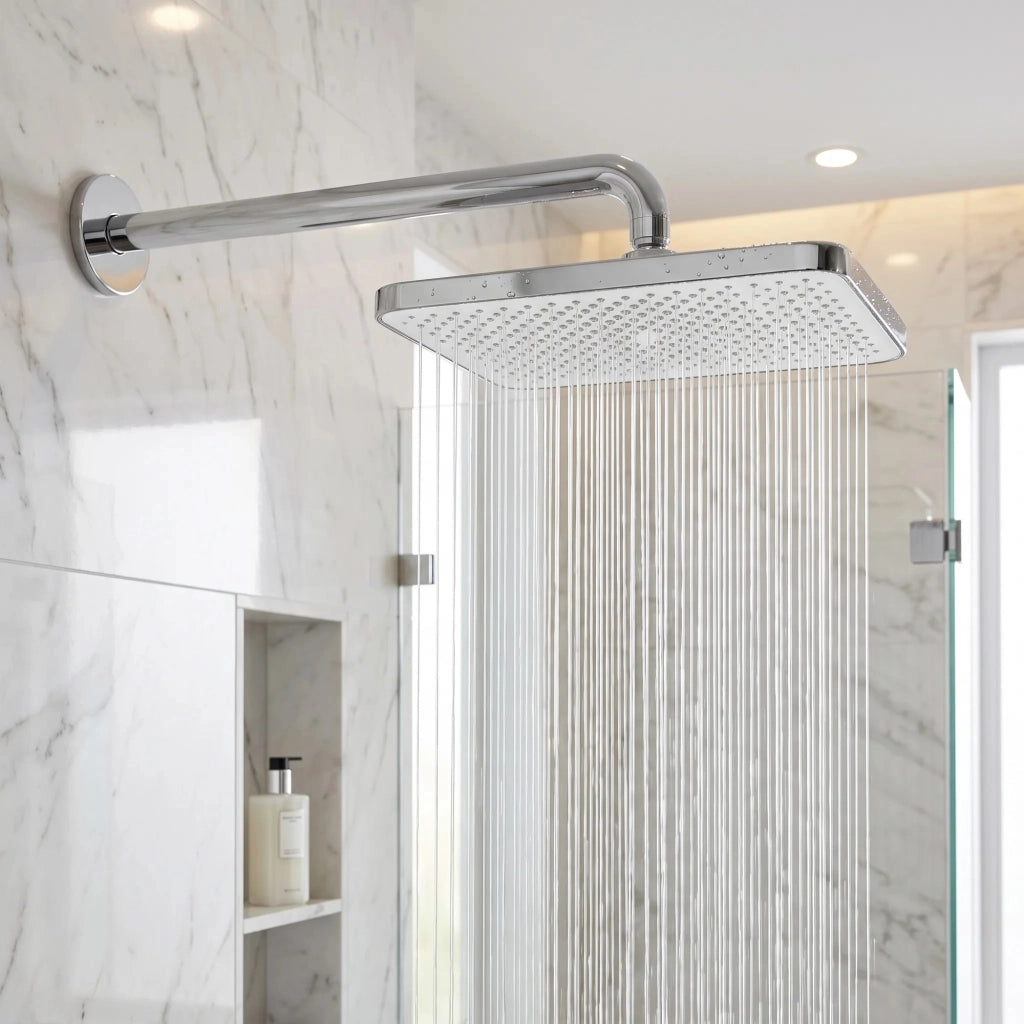 Soffione Doccia Rettangolare Rea Js-032 Chrome