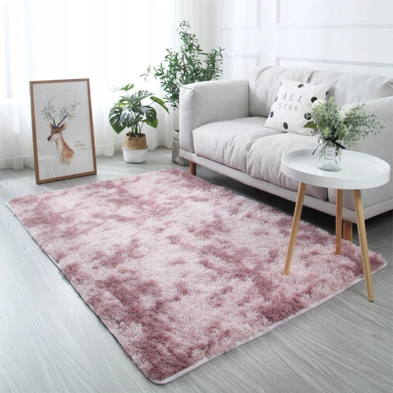 Tappeto rosa morbido e soffice shaggy 120x170 cm