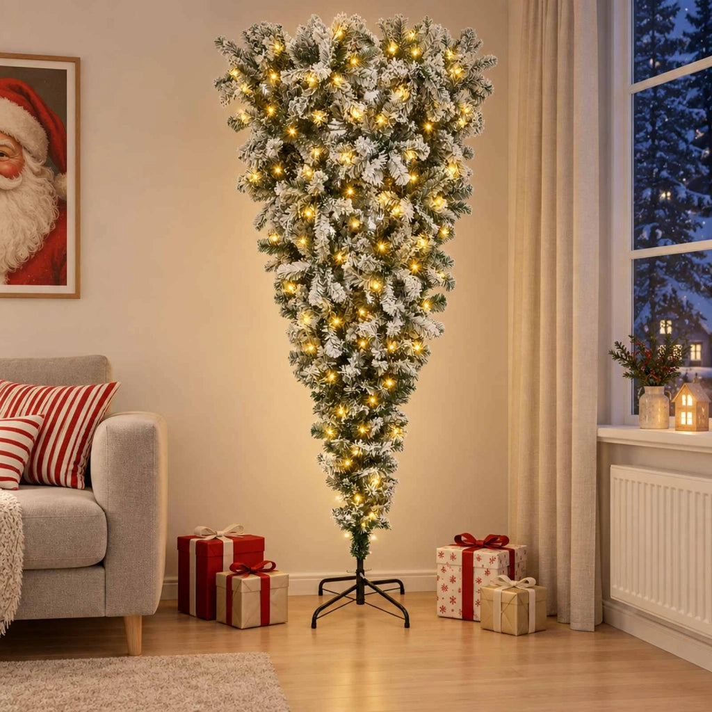 Albero di Natale artificiale capovolto con rami a cerniera 3460838