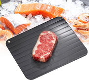 Piatto di servizio in alluminio per carne e pesce - rapido scioglimento naturale - per uso domestico