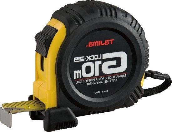 Meetlint 10 x 25 mm resistente allo shock nero-giallo
