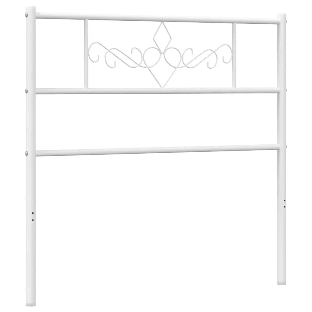 Testiera di Ricambio in Metallo Bianco 75 cm 355342