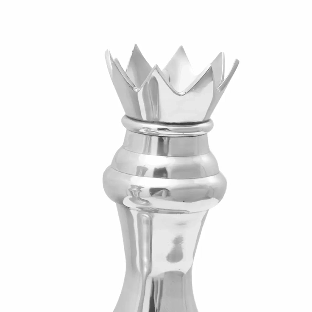 Sculture 2 pcs Argento 17 x 17 x 42 cm Alluminio 42000148