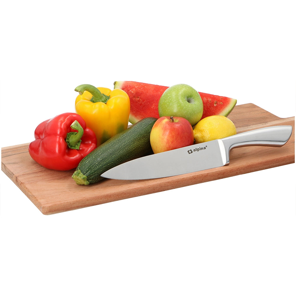 Coltello Chef in Acciaio Inossidabile Lama da 33,5 cm Ideale Carne Pesce Verdure