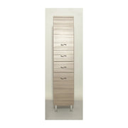 COLONNA BAGNO FRANCESCA 2 ANTE +2 CASSETTI OLMO- 1,0 pz