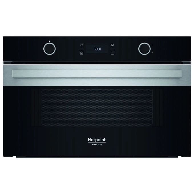Hotpoint, Microonde con Grill, 31 L, 1000 W, Nero Acciaio Inox, HAMD74UX