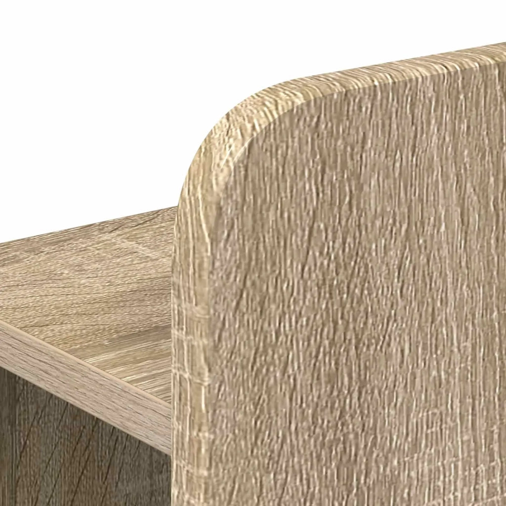 Struttura del letto con stoccaggio e testata Rovere Sonoma 3433995