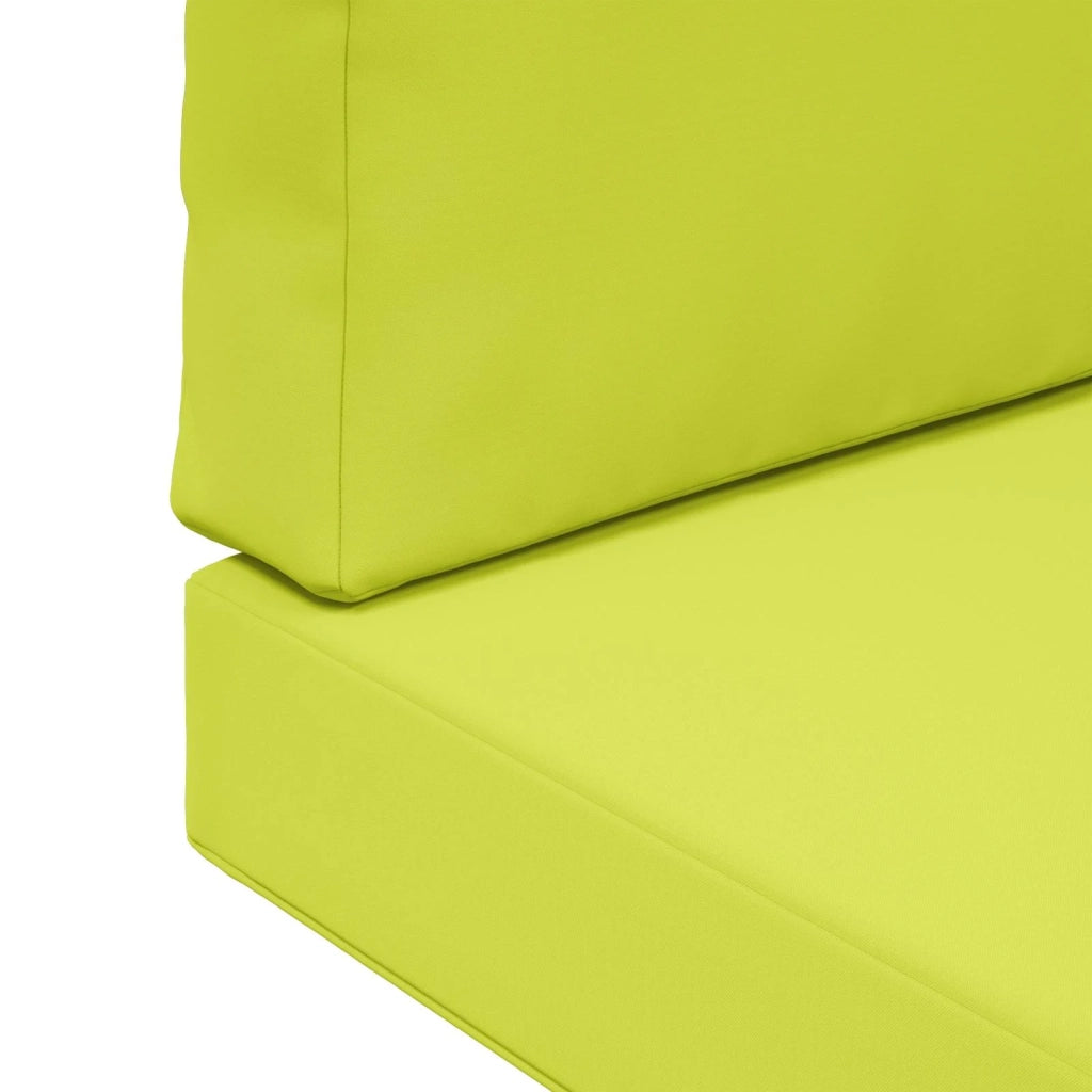 Cuscino per divano da esterno 3 pcs Verde Poliestere 900868