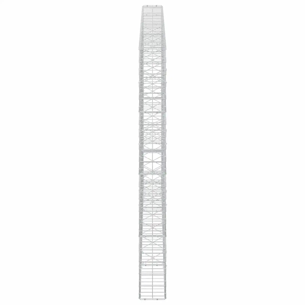 Gabione con Filo da 3,5 mm e Rete da 10x10 cm 400x20x200 cm 3463154