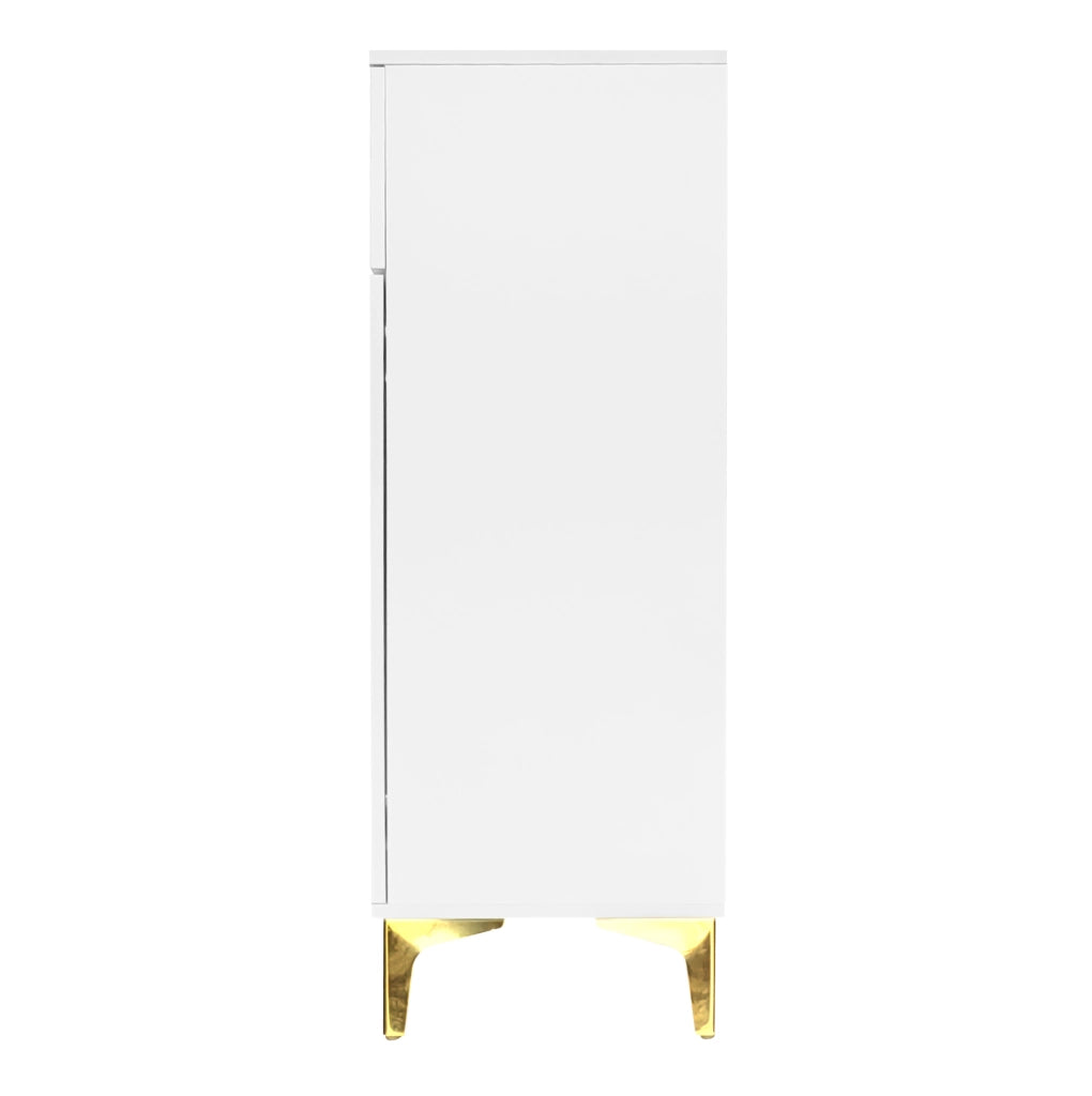 Set guardaroba bianco con scarpiera, appendiabiti e cuscino
