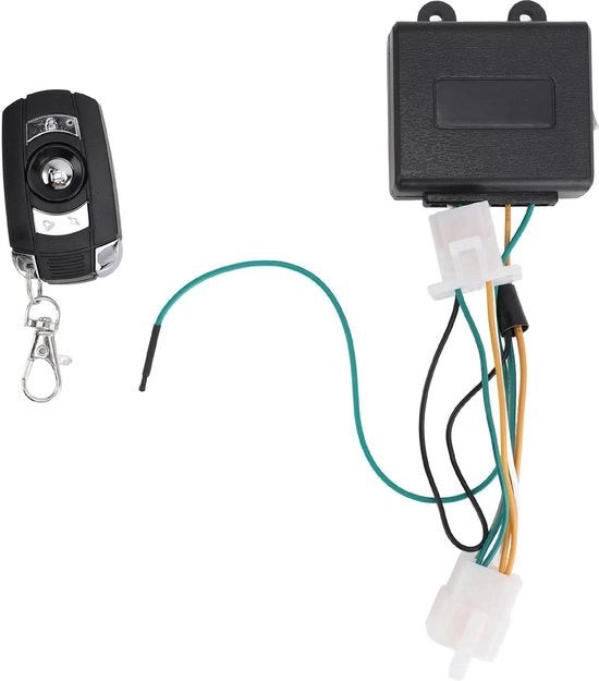Pulsante a Cavo per Generatore a Benzina Kit - Resistente al Traffico - Installazione Facile - Gomma e Plastica.