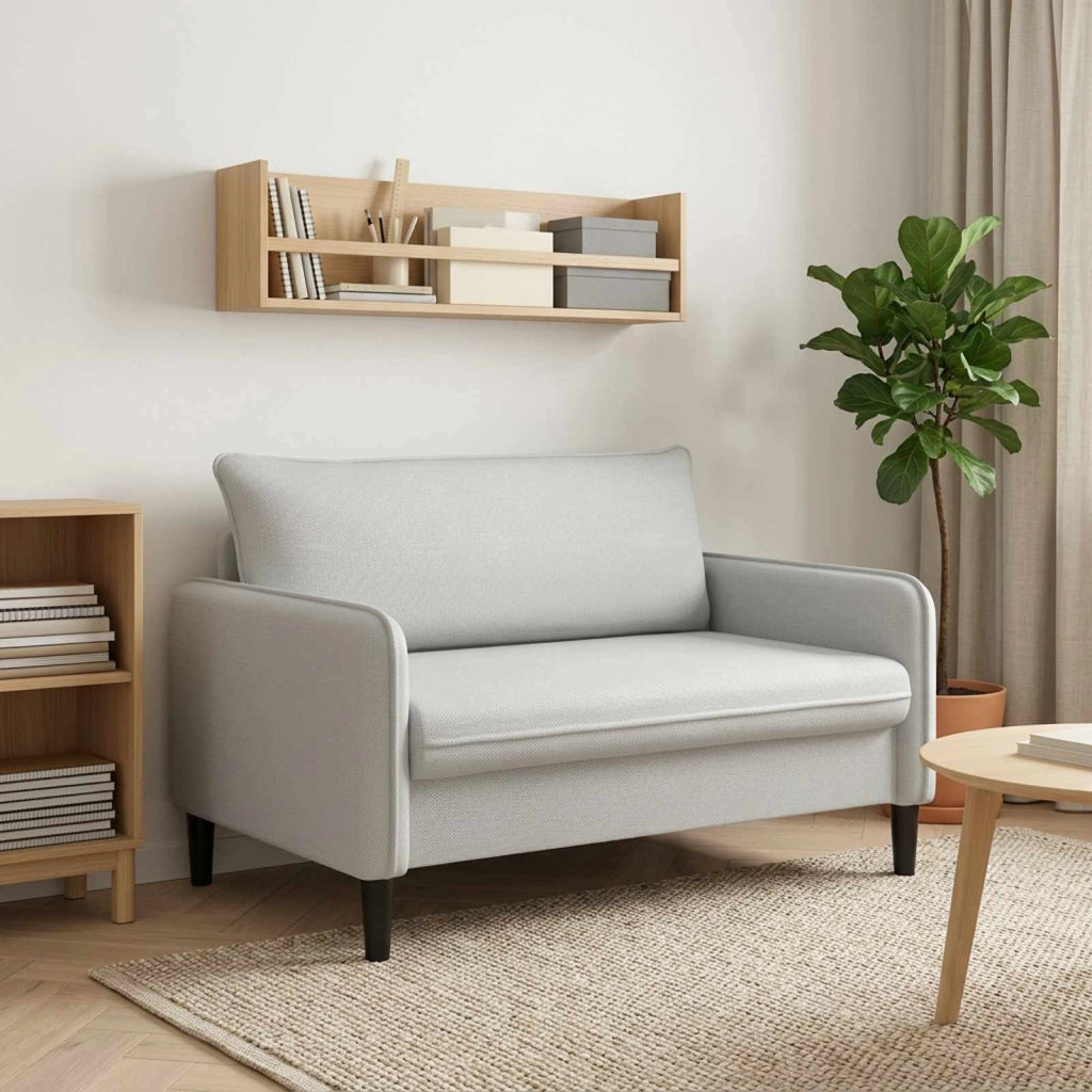 Poltrona XXL Grigio Chiaro Velluto 42043559