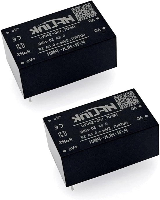 Pacco di conversione AC DC da 220V a 5V, set da 2 pezzi