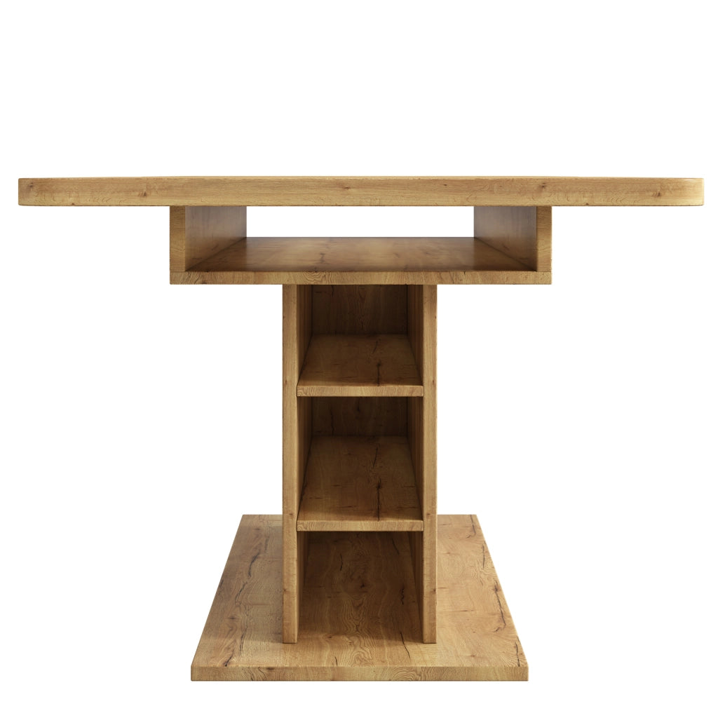 TAVOLO da pranzo allungabile 110/130 x 70 x 75 cm naturale in truciolare e metallo