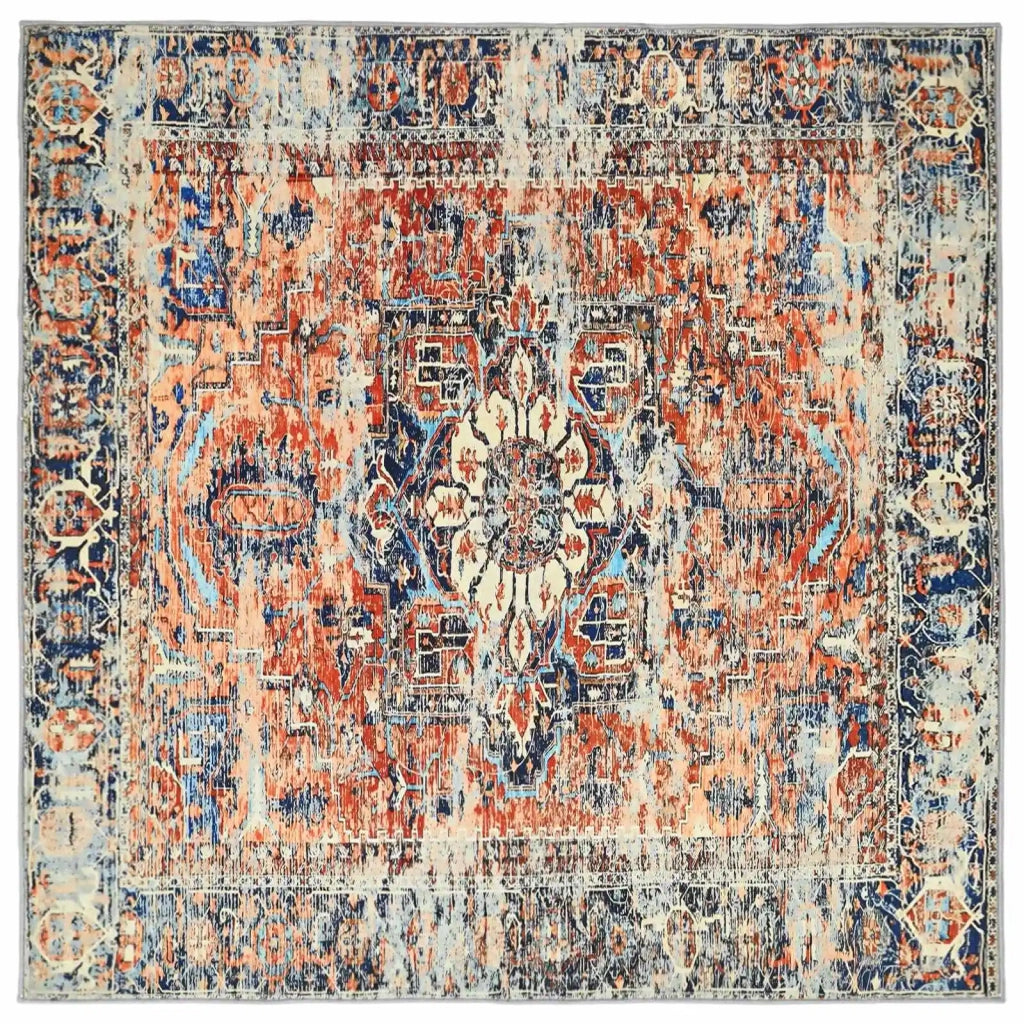 Tappeto ORIZ Arancione 240 x 240 cm 100% Poliestere 42050416