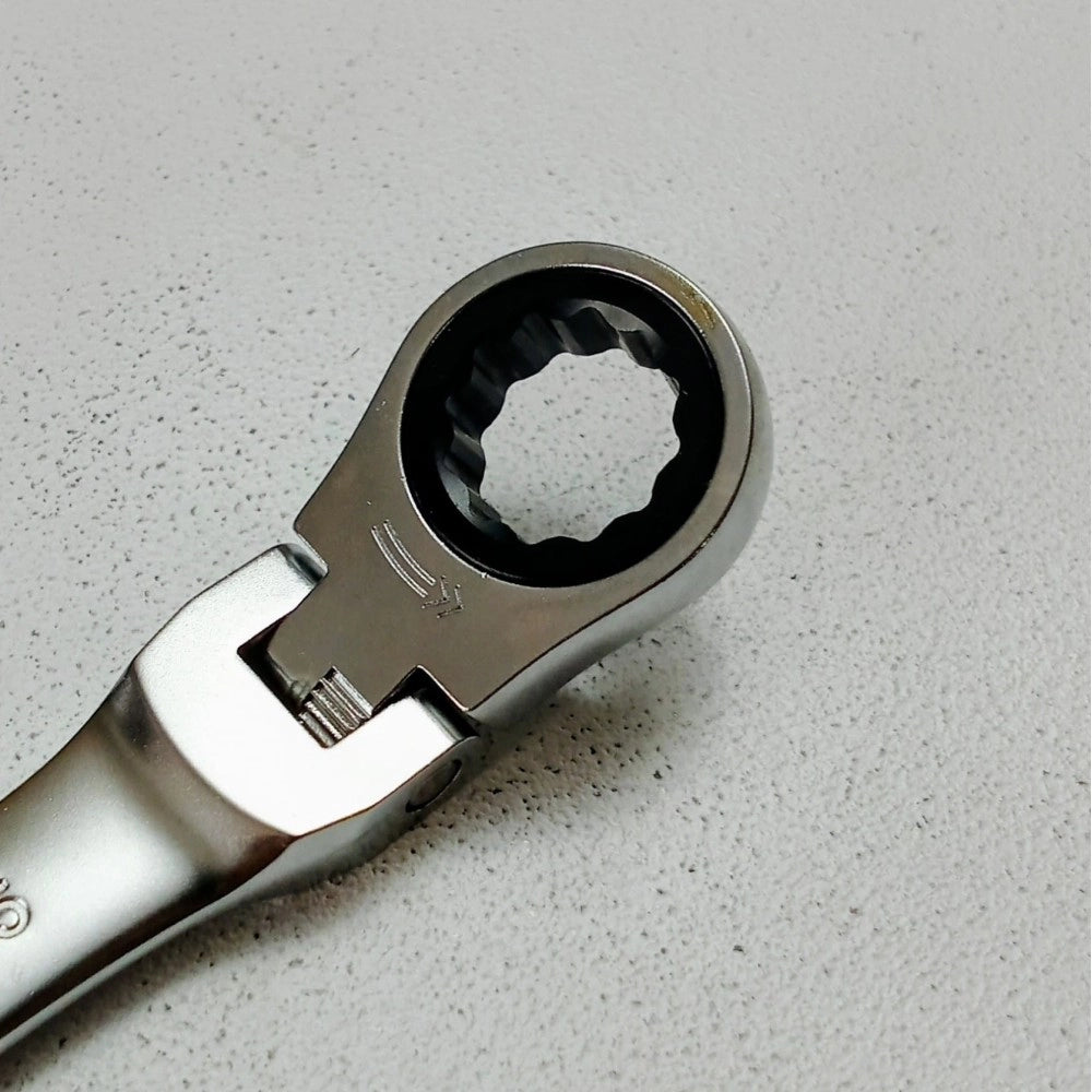 Benman 12mm chiave combinata a cricchetto snodata professionale