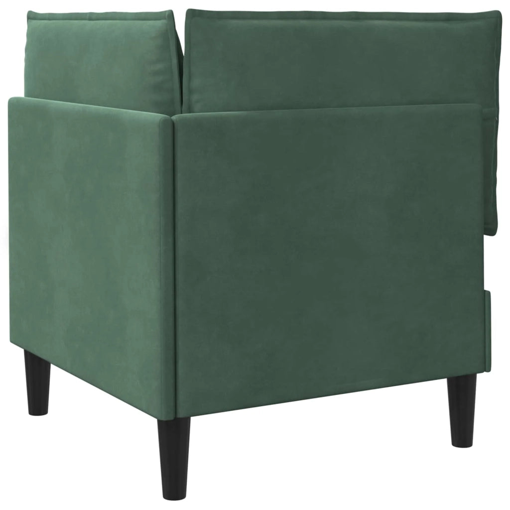 Divano con Stoccaggio Verde Mare Velluto 42027086