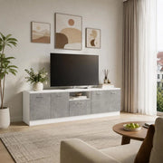 Base Cabinet Lyon Concrete Grey 60x46x81.5 Cm Wood-based Material