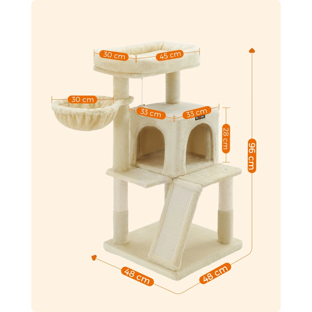 Tira-graffi Multilivello Oskar in Peluche Beige