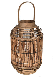 Lanterna in Rattan H 40 cm