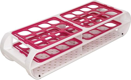 Rack di Prova per Tubi a Griglia a Scambio; 24 Posizioni 20-25mm 121/2 x 43/8 x 25/8 in - Fucsia