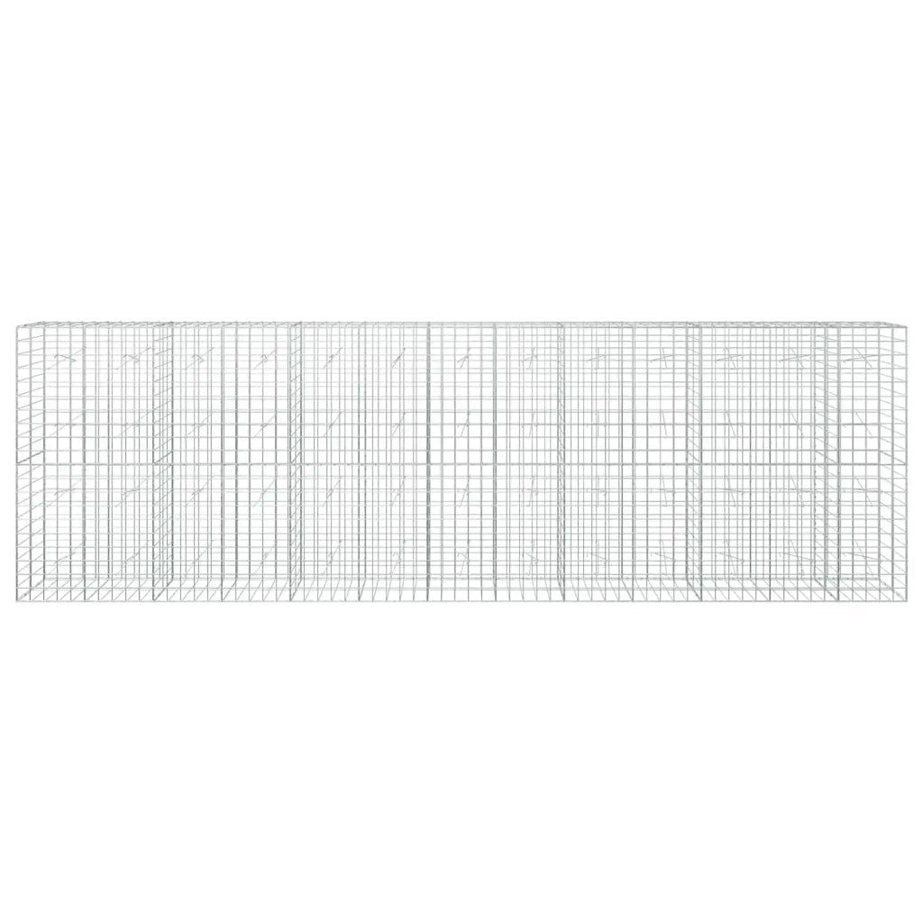 Gabione con Filo da 3,5 mm e Rete da 10x10 cm 650x20x200 cm 3463159