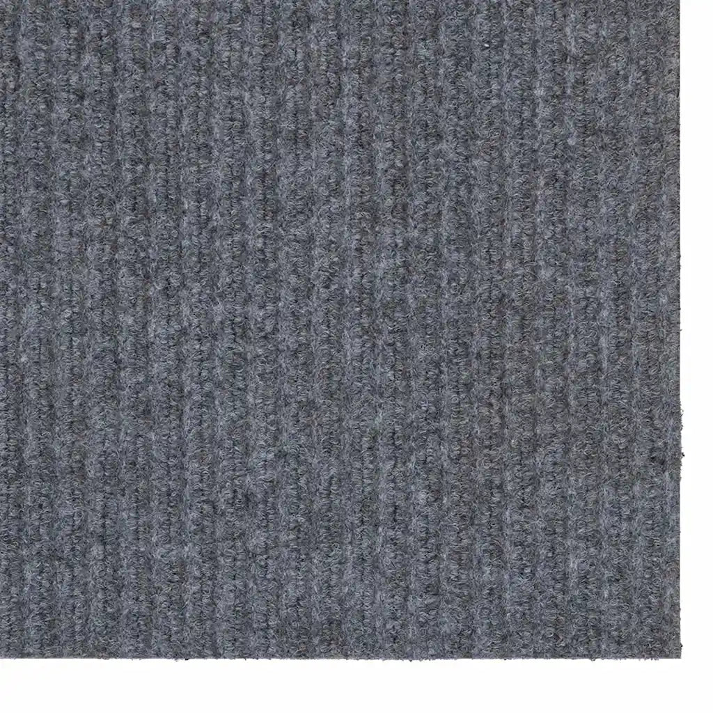 Runner in Moquette | Runner Tappeto Grigio chiaro 100 x 100 cm Tessuto