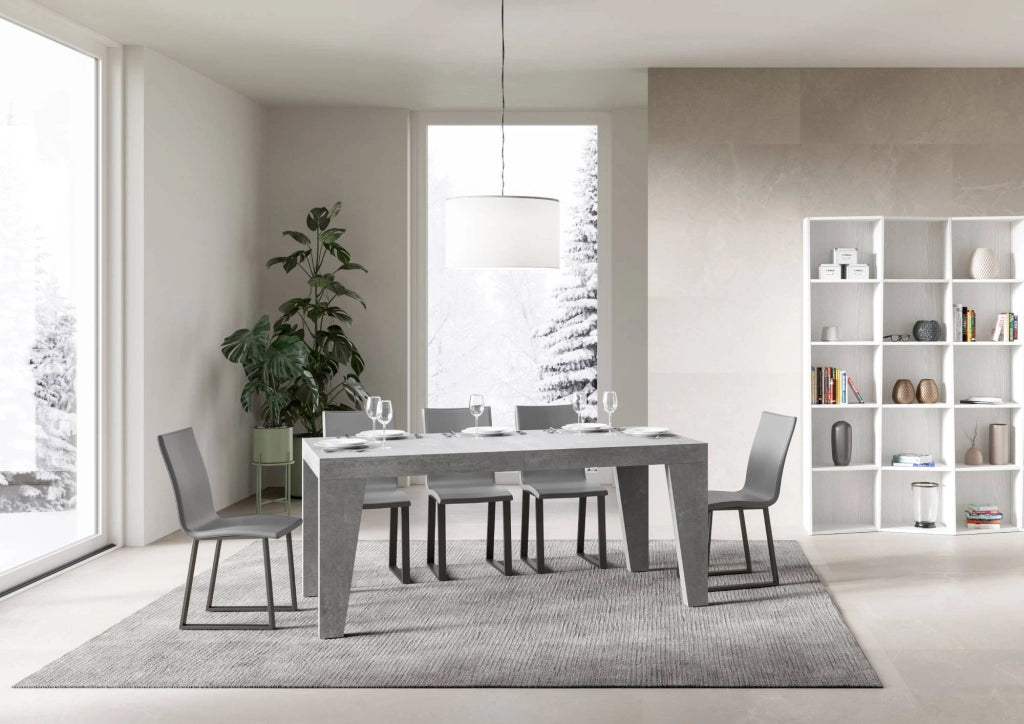 Tavolo allungabile 90x180/440 cm Naxor Premium cemento