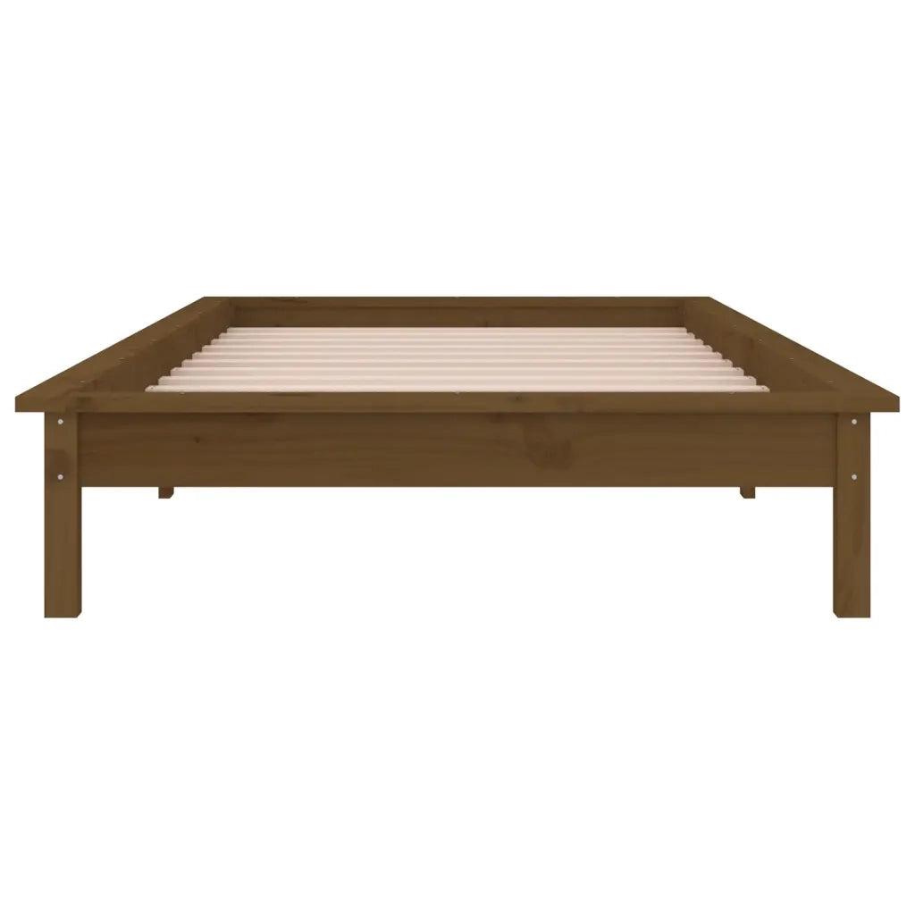 Giroletto con LED senza Materasso Ambra 100x200 Legno Massello