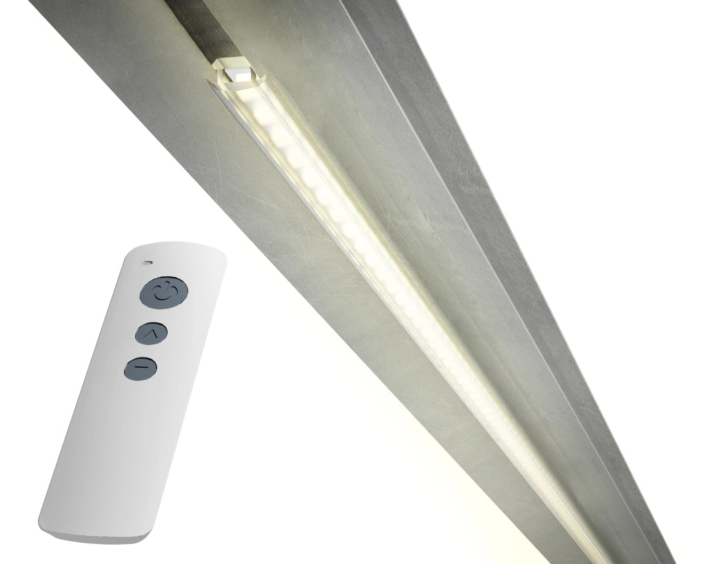 Sistema Di Illuminazione a Led Diffusore Striscia Con Controller Dimmer Remoto