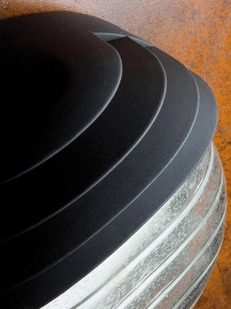 Applique Picc. E27 linea palpebra ovale nero