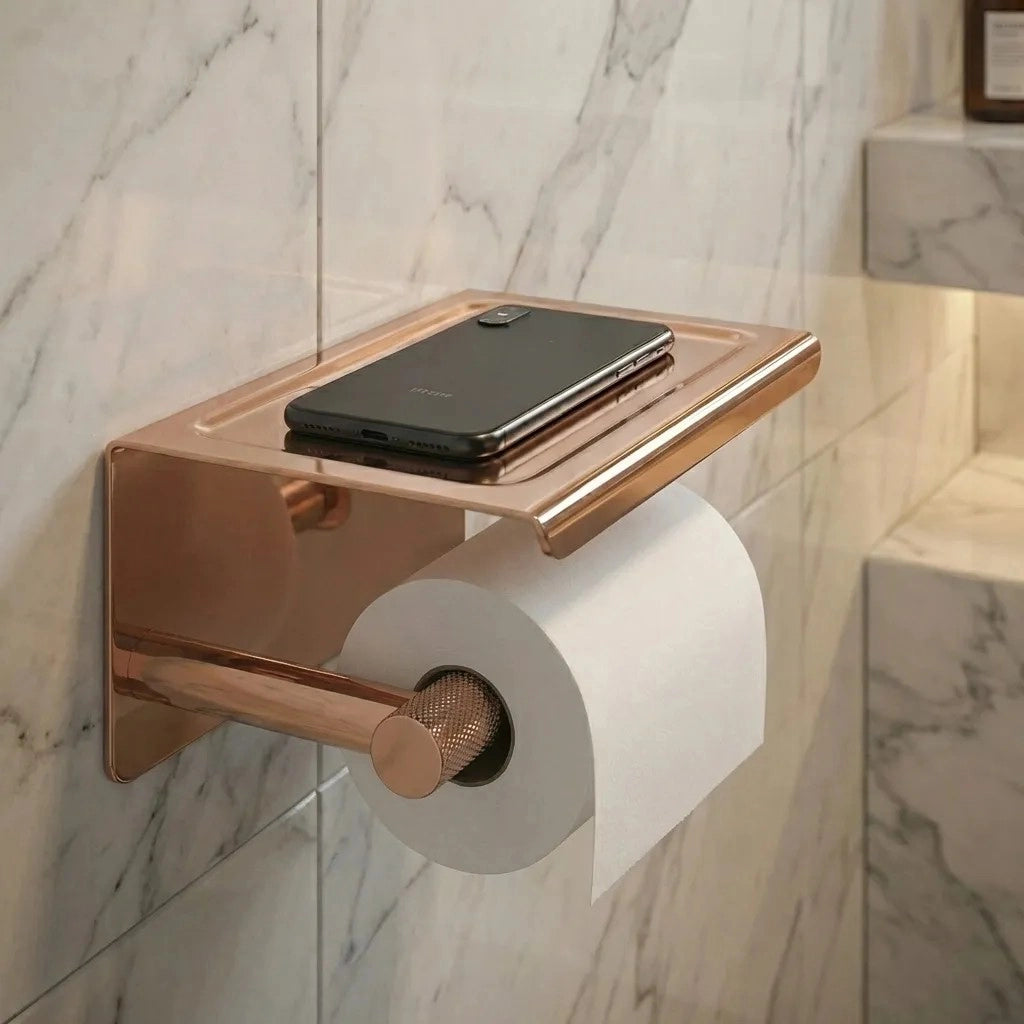 Portarotolo Con Ripiano 6613 Modern Copper