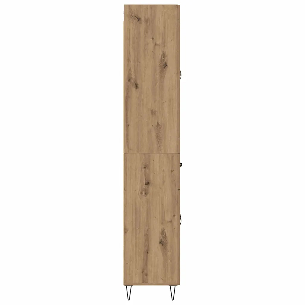 Credenza con cassetto Rovere artigianale 69,5 x 34 x 180 cm 3415946