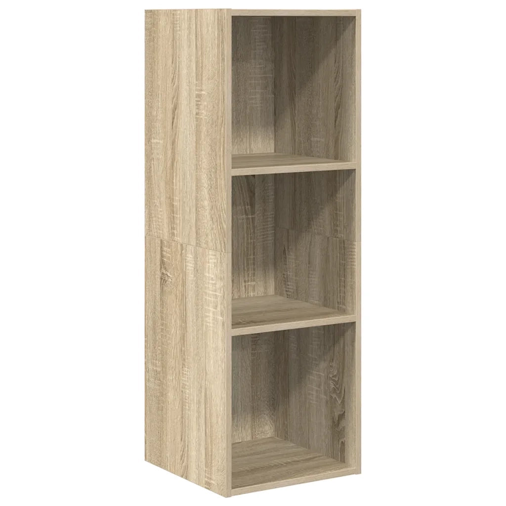 Mobile TV da Parete Rovere Sonoma 37x37x107cm Legno Multistrato 805483