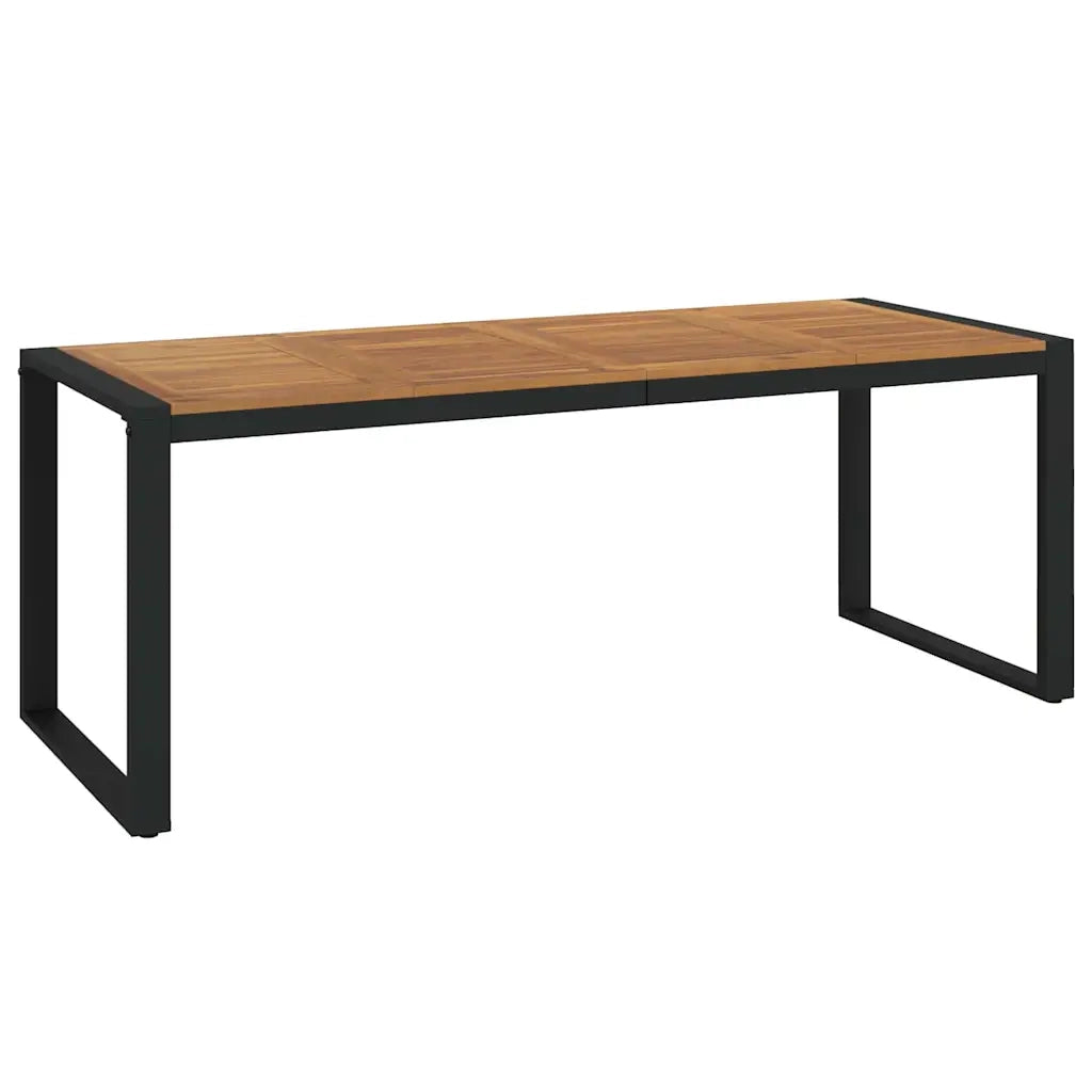 Set da Pranzo per Giardino 7 pcs Nero e Marrone polyrattan 3365484
