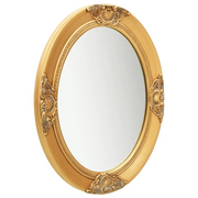 Specchio da Parete Stile Barocco-Specchio a Muro-Specchio Decorativo 50x60 cm Oro 576299