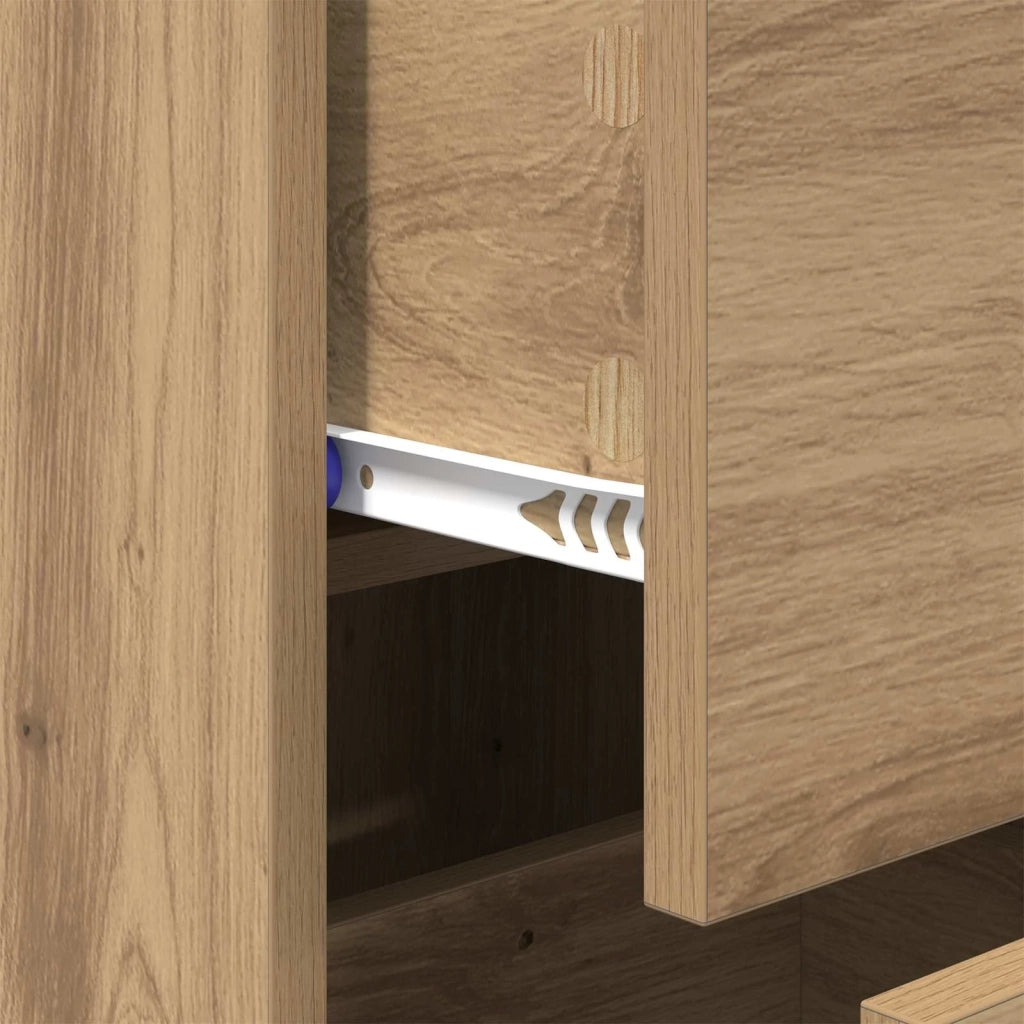 Credenza rovere artigianale 34 x 34.5 x 90 cm Legno multistrato 881550