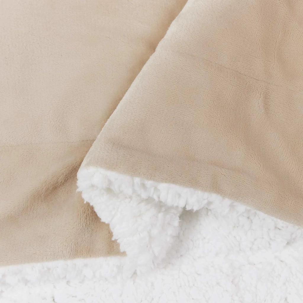 Coperta Beige 220 x 240 cm Panno