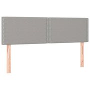 Testiera | Testata Grigio Chiaro 144x5x78/88 cm in Tessuto
