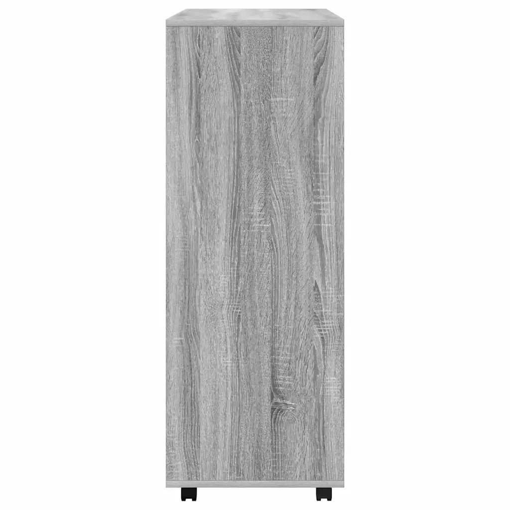 Armadio Grigio Sonoma 80x40x110 cm in Legno Multistrato 815979